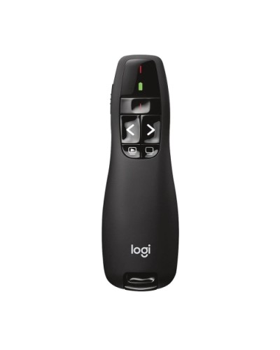 LOGITECH WIRELESS PRESENTER MOUSE R400, 1000 DPI 5-BUTTON, USB 910-00135 BLACK