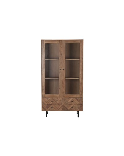 Display Stand Home ESPRIT Crystal Acacia 100 x 40 x 185 cm