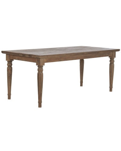 Ruokapöytä Home ESPRIT tiikki 200 x 90 x 78 cm