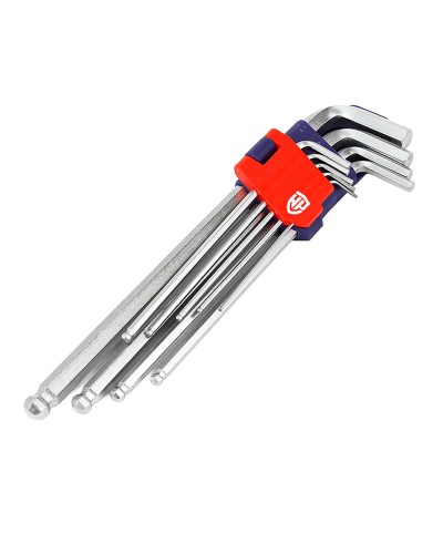 Kuusiokoloavain Setti Workpro 1/4" 1,5 mm - 10 mm Kuusikulmainen 18 Kappaletta