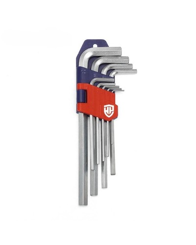 Inbussleutel Set Workpro 1,5, 2, 2,5, 3, 4, 5, 6, 8, 10 mm Zeshoekig 9 Onderdelen (9 Stuks)