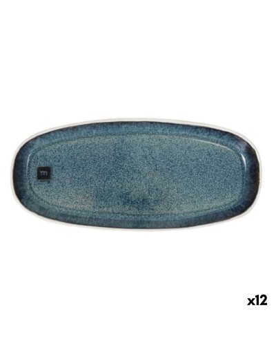 Fuente de Cocina La Mediterránea Savina Ovalado Ø 25,5 x 11,6 x 2,4 cm (12 Unidades)