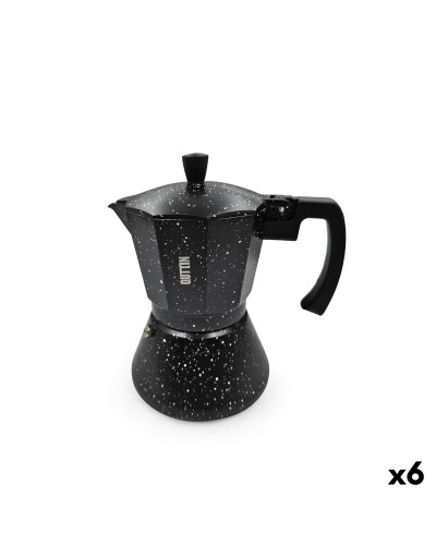 Cafetera Italiana Quttin Aluminio 0,45 L (6 Unidades)