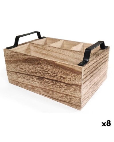 Mehrzweck-Organizer My Bar Holz 12,5 cm 23 x 16,8 x 10 cm (8 Stück)