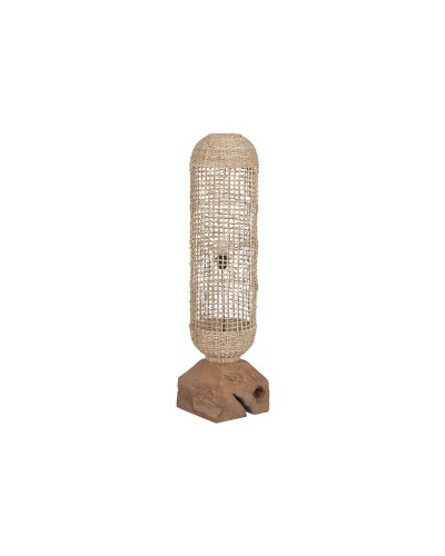 Lámpara de Pie Home ESPRIT Natural 220 V 25 x 25 x 108 cm