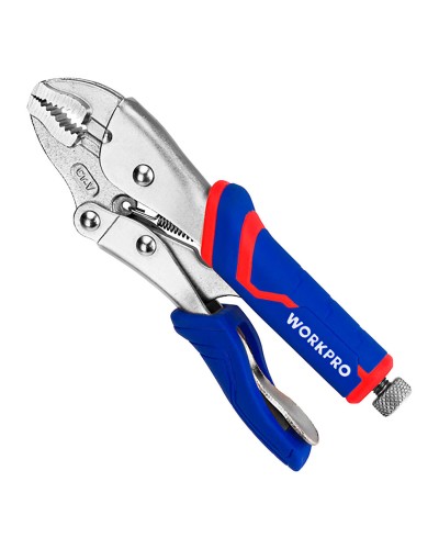Vergrendeltangen Workpro 180 mm Slijtvast Verstelbaar