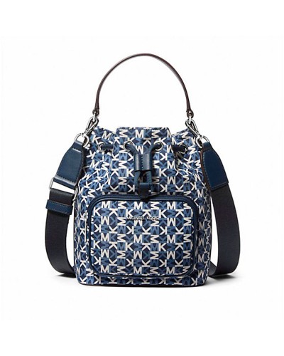 Borsa a Tracolla Michael Kors KHAI Azzurro 17 x 20 x 11 cm