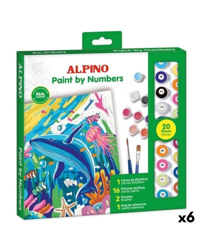 Maalaus numeroiden mukaan -sarja Alpino Ocean 6 osaa