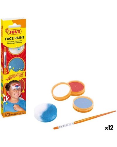 Set de Maquillaje Infantil Jovi ADVENTURE Multicolor (12 Unidades)