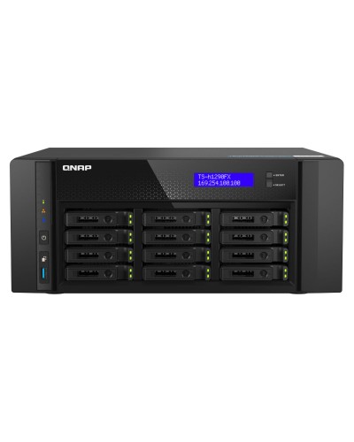 NAS Network Storage Qnap TS-H1290FX-7232P-64G Black