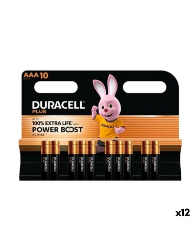 Alkali-Mangan-Batterie DURACELL PLUS POWER 1,5 V AAA 10 Stücke (12 Stück)