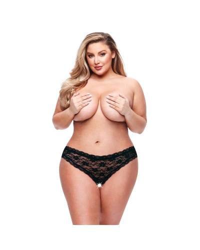 Höschen Baci Lingerie Schwarz XL/XXL