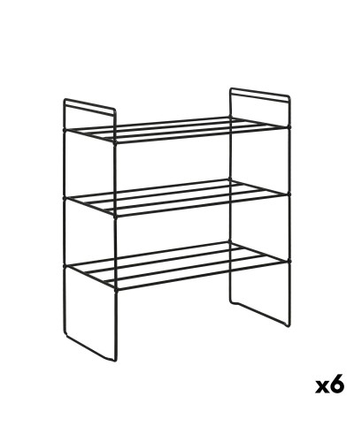 Schoenenrek MobleKit Metaal 49,5 x 25,5 x 59 cm (6 Stuks)