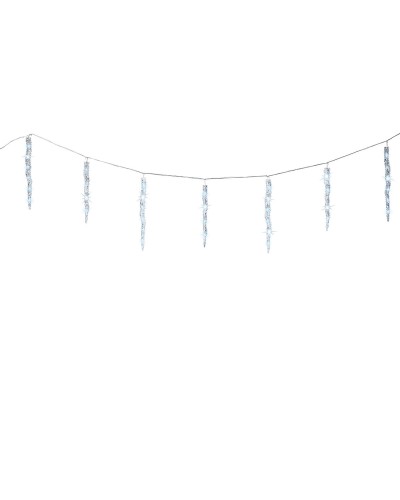 Gardinbelysning med LED Lumineo Vit Transparent Plast 220-240 V