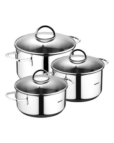 Cookware Bergner Classic Silver 6 Pieces