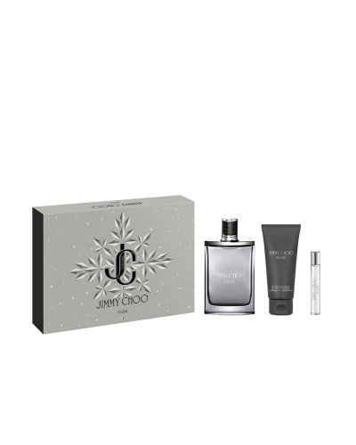 Set de Perfume Hombre Jimmy Choo JIMMY CHOO MAN EDT 3 Piezas