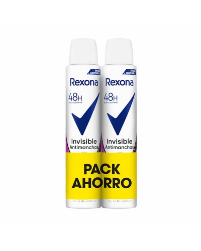Desodorante Rexona 48h Invisible 200 ml (2 Unidades)