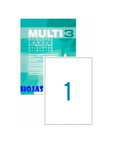 Drucker-Etiketten Apli 4714 210 x 297 mm Weiß