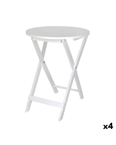 Sivupöytä MobleKit Valkoinen 40 x 40 x 49,5 cm (4 osaa)