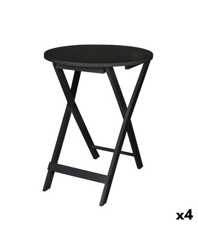 Beistelltisch MobleKit Schwarz 40 x 40 x 49,5 cm (4 Stück)