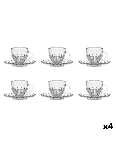 Osainen kahvikuppisetti La Mediterránea Elianor 100 ml 6 Kappaletta (4 osaa)