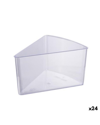 Sarja kierrätettäviä kulhoja Algon Läpinäkyvä Muovinen 9 x 5,5 cm 10 Kappaletta (24 osaa)