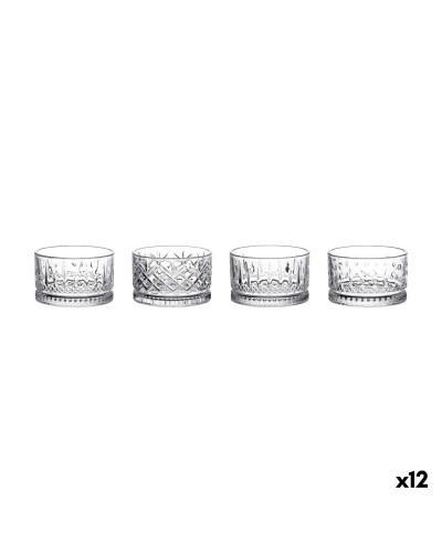 Set de Bols La Mediterránea Amir Transparent verre 240 ml 4 Pièces (12 Unités)