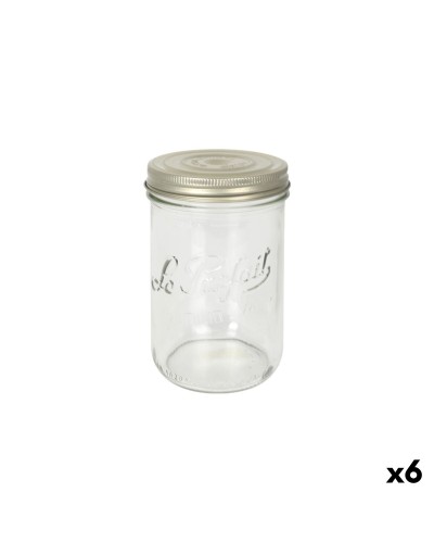 Vaso Le Parfait Wiss Trasparente Dorato 1,5 L Ermetico (6 Unità)