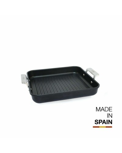 Grill hotplate Valira AIRE 23X23. Black Aluminium (1 Unit)