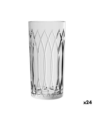 Vaso La Mediterránea Phasai seu Transparente Vidrio 460 ml (24 Unidades)