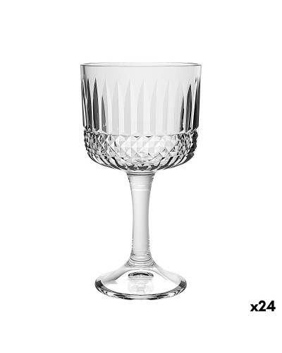 Verre La Mediterránea Phasai geneve Transparent verre 500 ml (24 Unités)