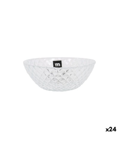 Kom La Mediterránea Diamond Transparant Glas Ø 17 cm (24 Stuks)
