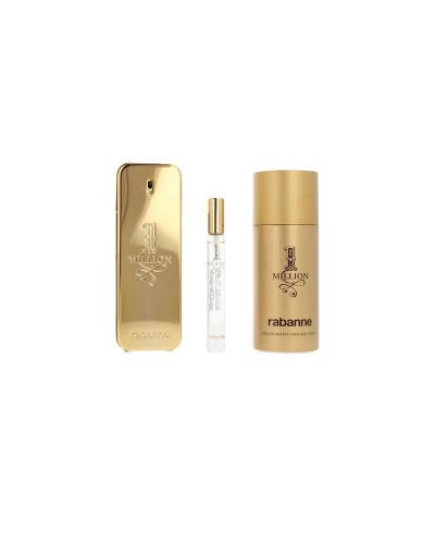 Set mit Herrenparfüm Paco Rabanne 1 MILLION 3 Stücke