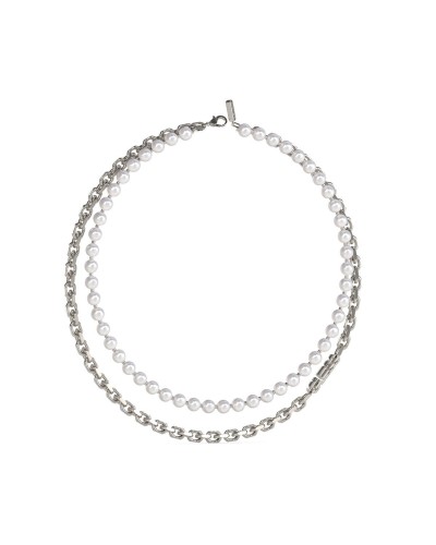 Herrhalsband Guess JUMN04062JWSTWIT-U 45 cm