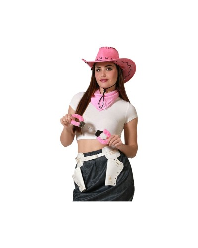 Costume per Adulti Cowgirl Cowboy Taglia unica (4 Unità)