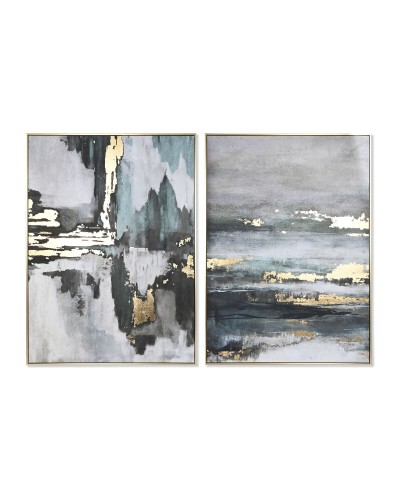 Cadre Home ESPRIT Abstrait 103 x 4,5 x 143 cm (2 Unités)