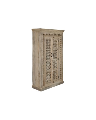 Armario Home ESPRIT Natural Madera de mango 110 x 43 x 188 cm