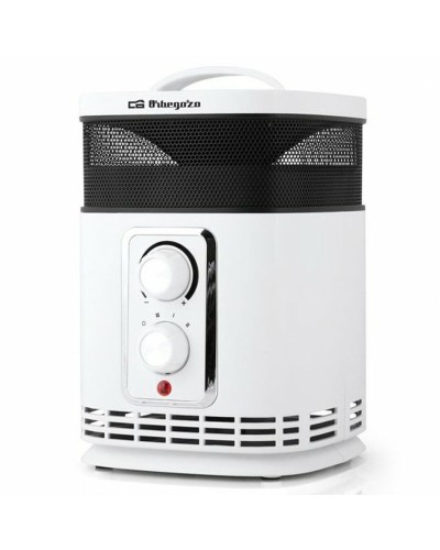 Termoventilatore Portatile in Ceramica Orbegozo CR 6025 Bianco Nero/Bianco 1500 W