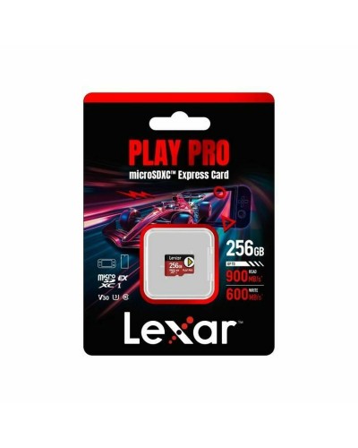 Scheda Di Memoria Micro SDXC Lexar LMSXPS0256G-BNNNG Nero Rosso 256 GB