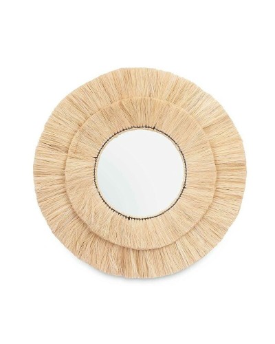 Wandspiegel Gift Decor Braun 73 x 73 x 3 cm Kreis