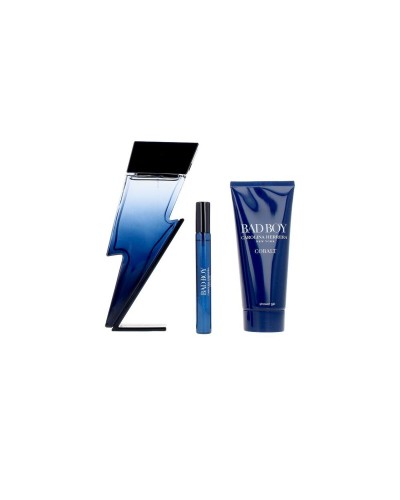 Set mit Herrenparfüm Carolina Herrera BAD BOY Cobalt 3 Stücke