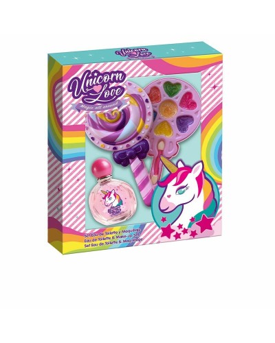 Sminkset för barn Unicorn Love Bi Lollipop EDT 9 Delar