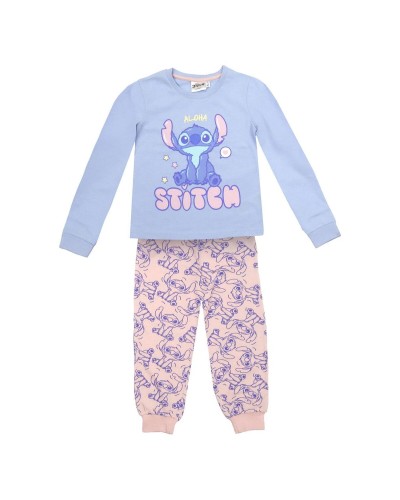 Pyjama Kinderen Stitch Licht Blauw