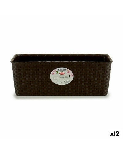 Stefanplast Balkonkästen Rechteckig | 39 x 13,5 x 15,5 cm (12er Pack)
