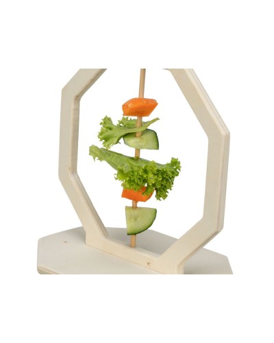 Dierenvoederbak Trixie Hout 17 x 12 x 17 cm