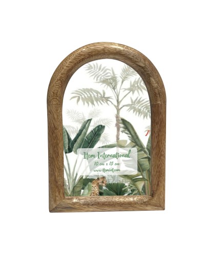 Photo frame Home ESPRIT Natural Crystal Mango wood Tropical