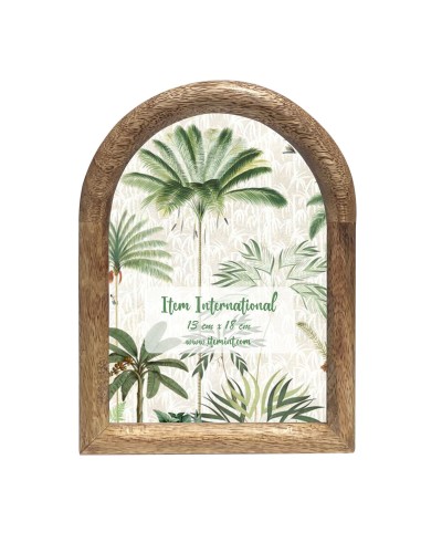 Cadre photo Home ESPRIT Naturel Verre Bois de manguier Tropical