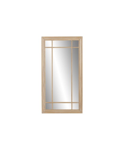 Miroir mural Home ESPRIT Naturel Fenêtre Décapé 68 x 4 x 128 cm