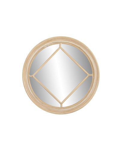 Väggspegel Home ESPRIT Naturell Avskalad