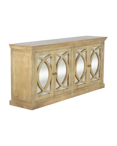 Aparador Home ESPRIT Natural Madera Madera de mango 200 x 45 x 90 cm